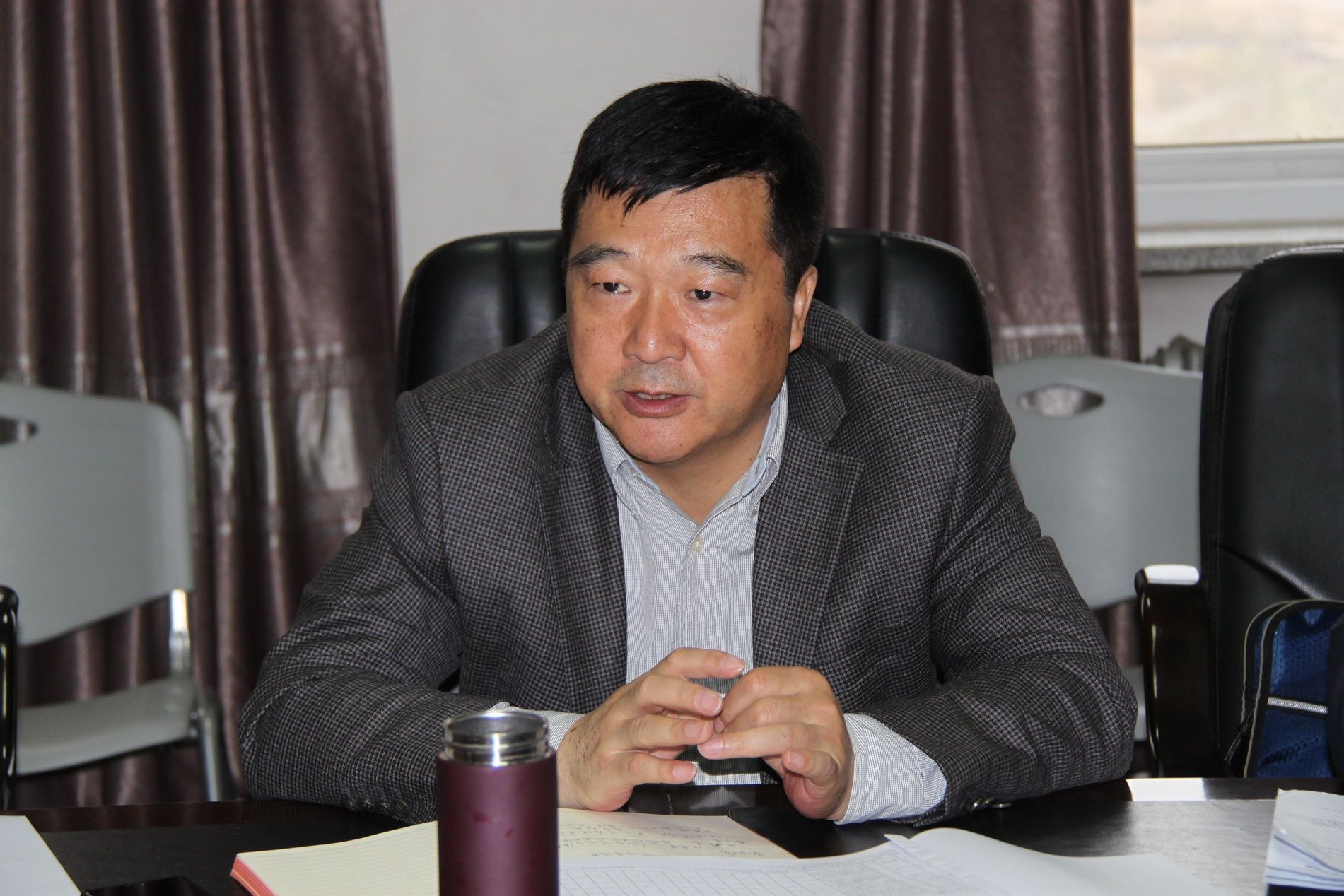 俞树荣副董事长到德信体育官网调研科研工作